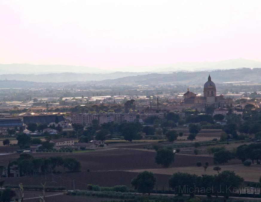 IMG_1563 copy.jpg - Off in the distance,  Basilica of Santa Maria degli Angeli